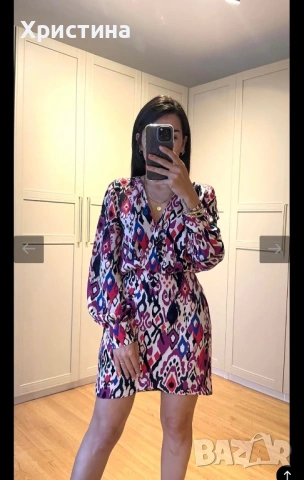 Дамска рокля Zara , снимка 2 - Рокли - 54542438