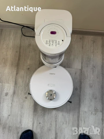 Прахосмукачка робот Eureka E20 Plus - автоматична станция, 8000Pa [Бяла], снимка 2 - Прахосмукачки - 54491288