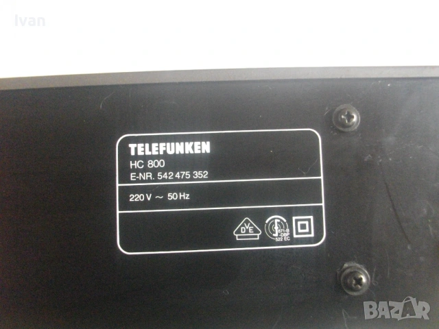 КАСЕТЕН ДЕК TELEFUNKEN HC800 HIFI CASSETTEN DECK ТЕЛЕФУНКЕН, снимка 16 - Декове - 54511775