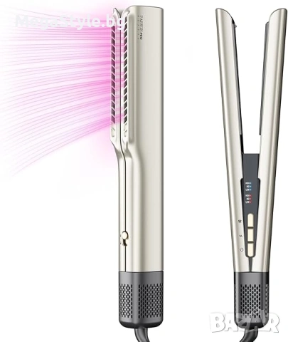 Преса за изправяне на коса 2 в 1 PARWIN PRO BEAUTY, без нагряващи плочи, 1000W, снимка 2 - Преси за коса - 55124310