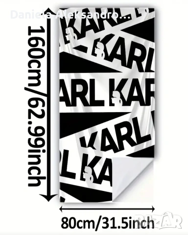Karl lagerfeld луксозни плажни кърпи , снимка 10 - Хавлиени кърпи - 51449735
