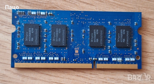 SK hynix 4GB 1RX8 PC3L-12800S-11-13-B4, снимка 3 - Части за лаптопи - 54946420