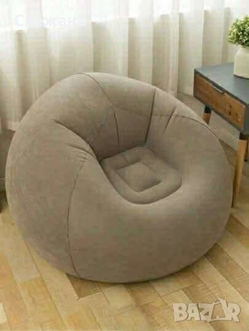 Нов надувам пуф, снимка 2 - Дивани и мека мебел - 54033275