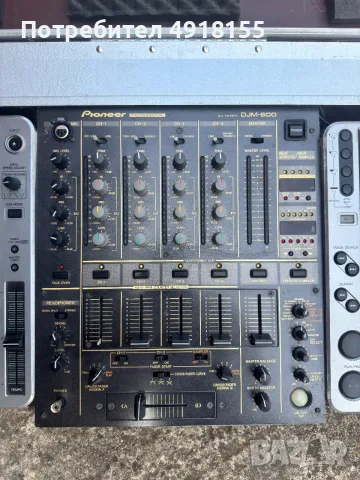 Pioneer CDJ-800 MK2 x2 + Pioneer DJM-600 + Flight Case – Пълен DJ комплект, снимка 3 - Ресийвъри, усилватели, смесителни пултове - 55656410