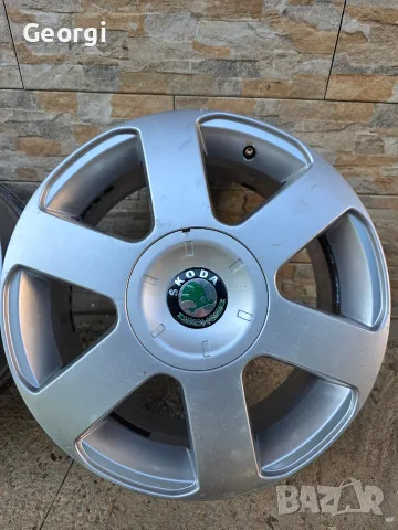 Продавам ОРИГИНАЛНИ джанти 16 ' цола 5x100 Shkoda,VW, Bora,Golf Audi a3, Leon 6,5J ET50, снимка 4 - Гуми и джанти - 55468282