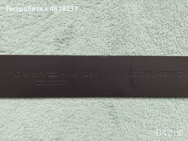 Мъжки колан Tommy Hilfiger, снимка 8 - Колани - 54465618