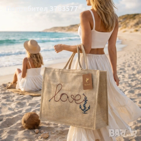 Плажна чанта , снимка 3 - Чанти - 54039647