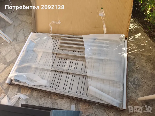 дървена градинска маса 150 х 90