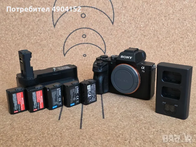 Sony a7II с грип и 5 батерии, снимка 8 - Фотоапарати - 55493696