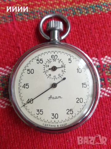 Хронометър секундомер часовник 2, снимка 2 - Антикварни и старинни предмети - 54269514