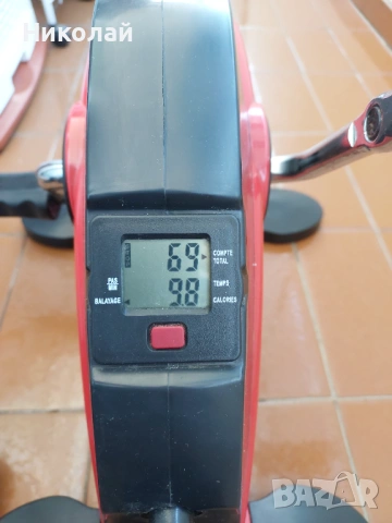 Продавам мини велоергометър, снимка 2 - Фитнес уреди - 54096863