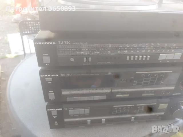 музикална уредба GRUNDIG работеща отлично усилвател тунер дек с касета и грамофон. , снимка 3 - Аудиосистеми - 55522564