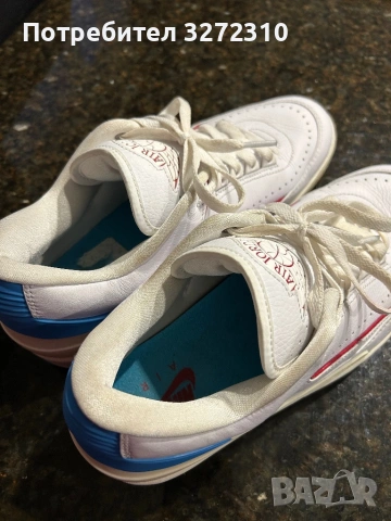 NIKE мъжки маратонки лимитирани W AIR JORDAN 2 RETRO LOW "UNC TO CHICAGO", снимка 3 - Спортни обувки - 54401618
