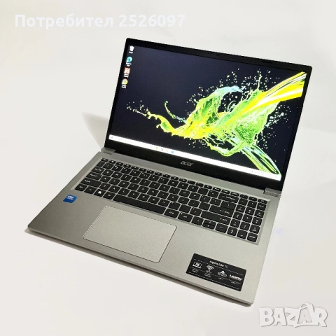 Acer Aspire Lite 15/Core 3/16GB DDR5/512GB NVMe/Гаранция, снимка 3 - Лаптопи за работа - 54467389
