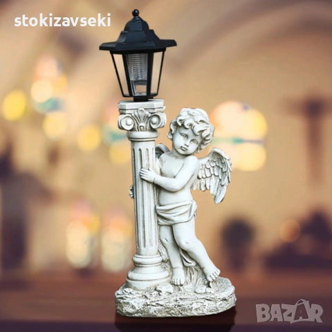 Соларна лампа ангел - елегантна декорация за всеки двор, снимка 9 - Градински мебели, декорация  - 54083145