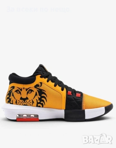 NIKE x LeBron Witness 8 Orange / Black Мъжки Баскетболни Обувки👟Мъжки Маратонки Код P2772, снимка 7 - Маратонки - 55067869