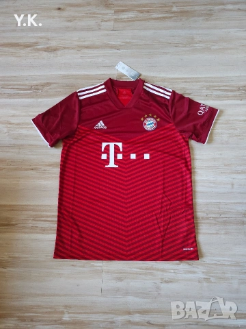 Оригинална мъжка тениска Adidas AeroReady x F.C. Bayern Munchen / Season 21-22 (Home)