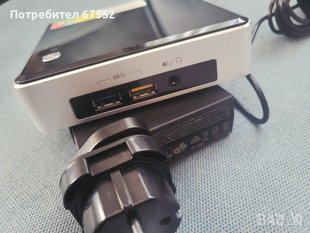 Мини компютър Intel Nuc NUC5i3RYK , wi-fi, bluetooth, 256 SSD, 8 ram, intel i3-5010U, снимка 3 - Работни компютри - 54849446