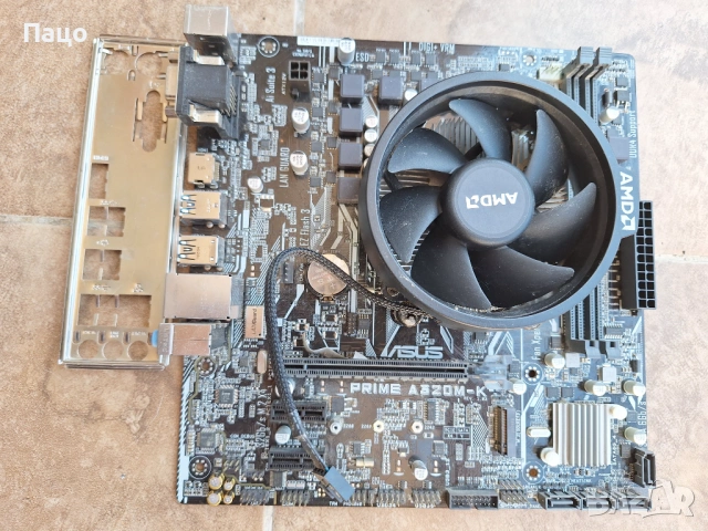 Дънна платка ASUS Prime A320M-K, снимка 5 - Дънни платки - 54107213