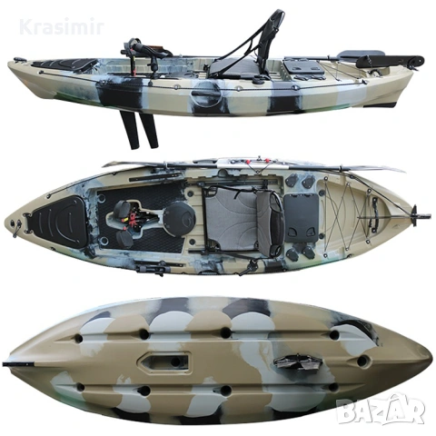 Оборудван Риболовен и туристически каяк Predator Pro, снимка 4 - Екипировка - 54785786