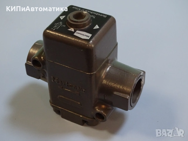 Пневматичен клапан Martonair S/738C(M/738)Poppet valve 0-10Bar, снимка 5 - Резервни части за машини - 54205464