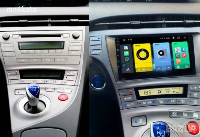 9-инчова мултимедия за Toyota Prius XW30 (2009-2015) + Подарък камера, снимка 3 - Аксесоари и консумативи - 54861232