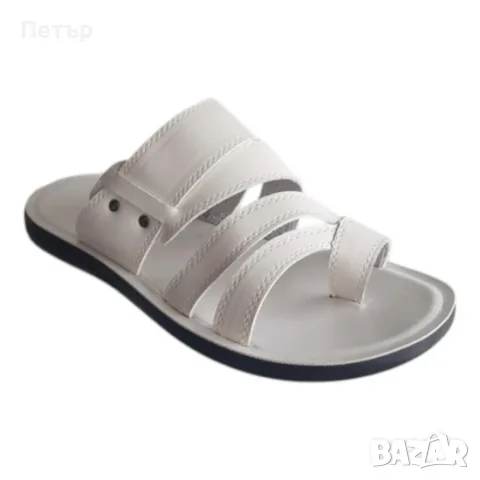 Мъжки бели чехли K655 