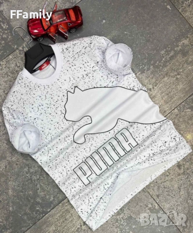 Черна / Бяла Tениска Puma [S - XXL], снимка 10 - Тениски - 54149714
