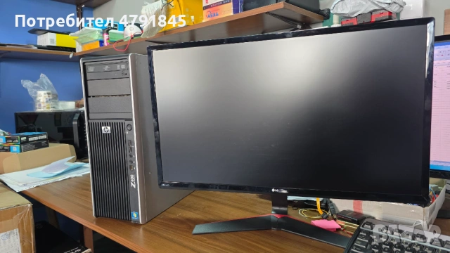 Продавам настолни компютри HP Z400 – отлично състояние!, снимка 6 - Работни компютри - 54142929