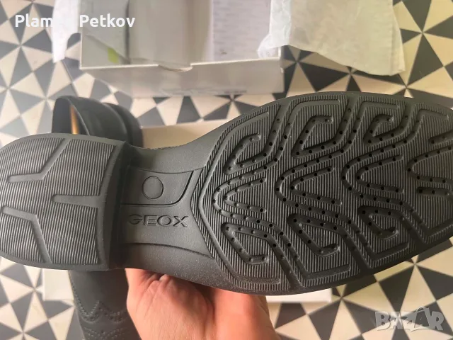 GEOX италиански кожени обувки "Oxford style", снимка 6 - Официални обувки - 55428778