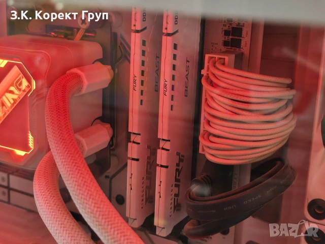 Настолен геймърски компютър [RYZEN 7 7800X3D / 2X16GB RAM DDR5 (32GB RAM) / Hellhound 16GB GDDR5, снимка 3 - Геймърски - 55240703
