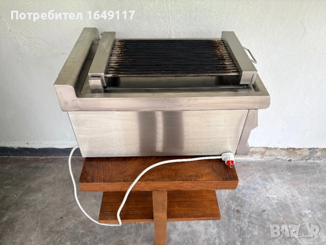 Професионална тръбна електрическа-монофазна скара[неръждаема стомана]