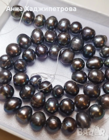 Огърлица от култивирани Таитянски перли (Tahitian perls).