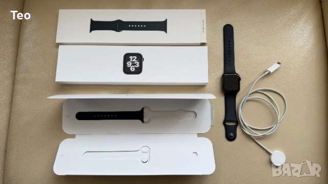 Apple watch SE GPS+Cellular 40 mm midnight 92% battery health, снимка 2 - Смарт часовници - 54615829