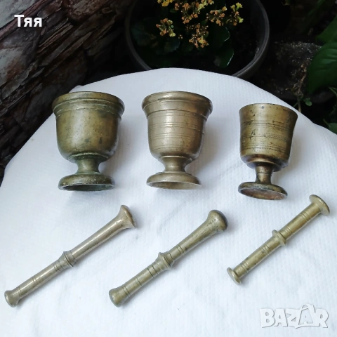 Бронзови хаванчета , снимка 3 - Антикварни и старинни предмети - 54461185