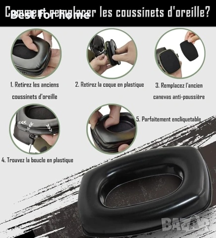 ZOHAN 054 Polygon Електронни слушалки за стрелба, снимка 5 - Bluetooth слушалки - 54817570