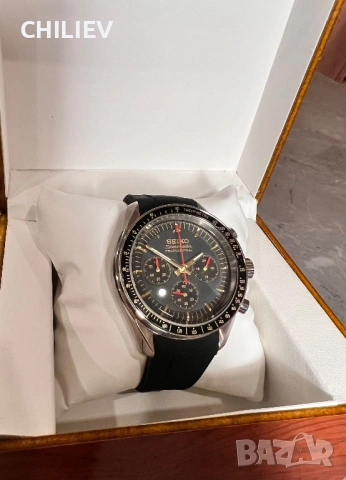 SEIKO Speedmaster Black mod, снимка 2 - Мъжки - 54608968