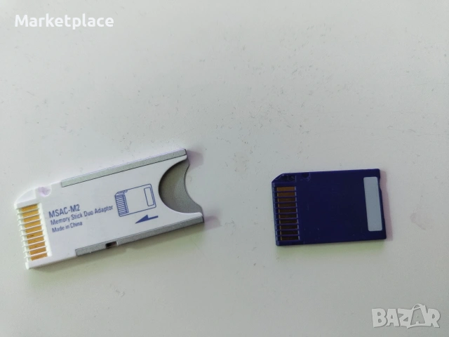 Карта памет Sony Memory stick Duo 64MB с адаптер