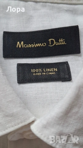 Мъжка риза Massimo Dutti 100 % лен
