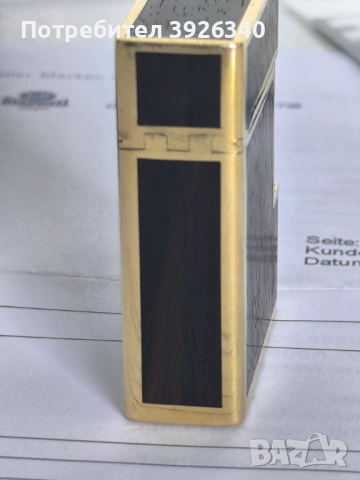 S.T.Dupont 18карата злато и дърво от Мадагаскар , снимка 11 - Други ценни предмети - 54010212