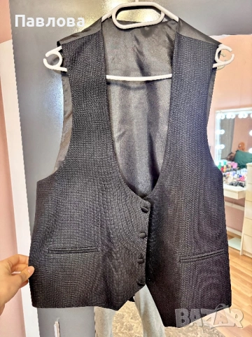 Абитуриентски / сватбен костюм Paco Romano от 3 части Slim Fit, снимка 7 - Костюми - 54186184