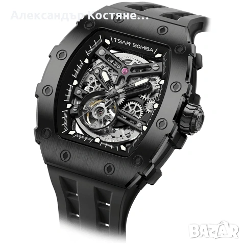 Нов часовник TSAR BOMBA Black Emperor Automatic JYTB8208ABB - гаранция