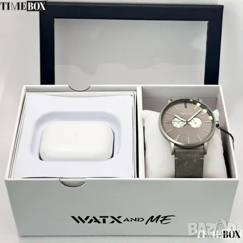 Watx and Colors Chronograph Gray + Earbuds, снимка 2 - Мъжки - 55357516