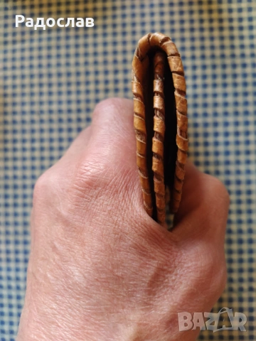 старо кожено портмоне , снимка 3 - Портфейли, портмонета - 54339161