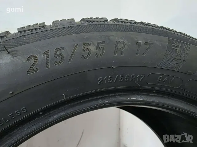 2бр зимни гуми 215/55/17 MICHELIN L06276 , снимка 4 - Гуми и джанти - 55389678