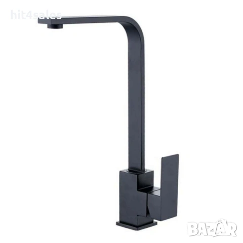 Едноръкохватков кухненски смесител, цвят черен мат, Top Ceramic, снимка 4 - Смесители - 54072615