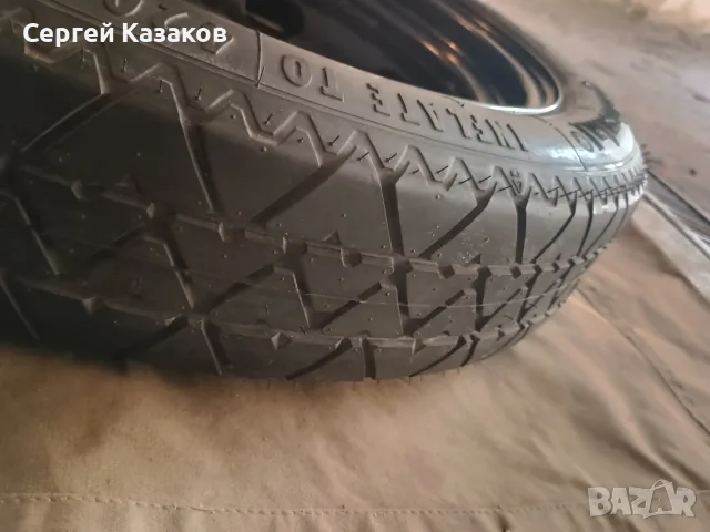 Резервна гума тип "патерица" 18'' 5x112, за VW, Audi, Skoda, Seat, снимка 4 - Гуми и джанти - 55347563