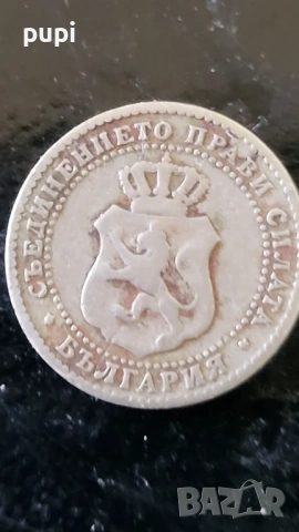 Стара монета- 1888 г, снимка 2 - Колекции - 54578563