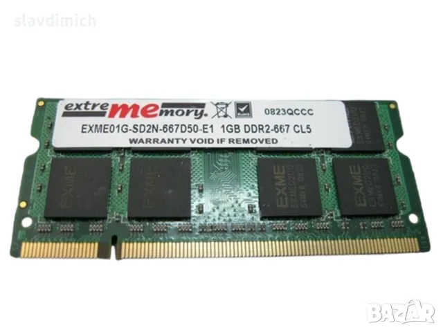 Ram РАм памет за лаптопи 1GB  667 mHz DDRII  5300, снимка 3 - Части за лаптопи - 55642097