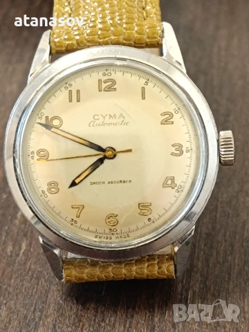 CYMA automatic от 1950г., снимка 2 - Мъжки - 54651490
